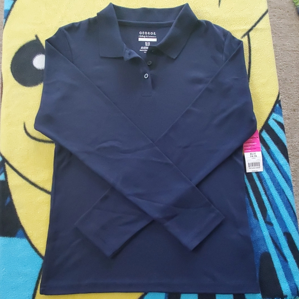 NWT George School Uniform Polo